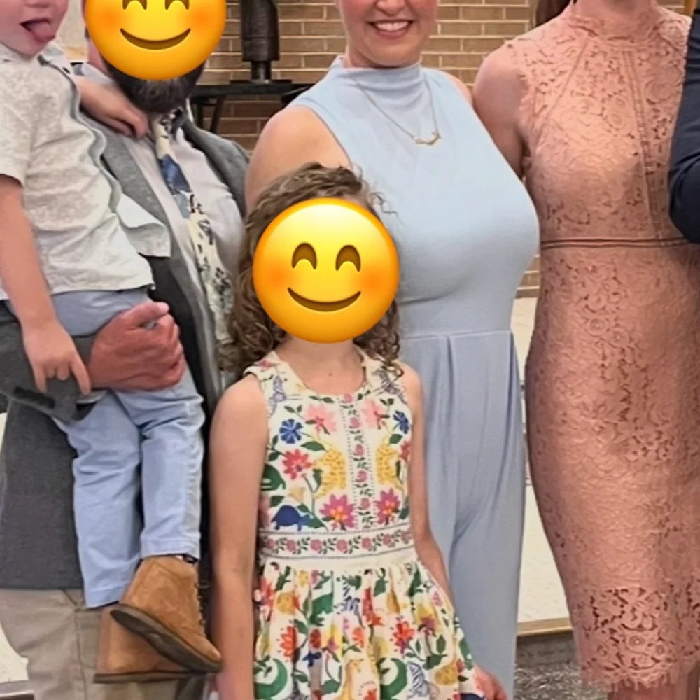 Beautiful Wide leg one piece- with pockets- size Medium - Picture 3 of 5